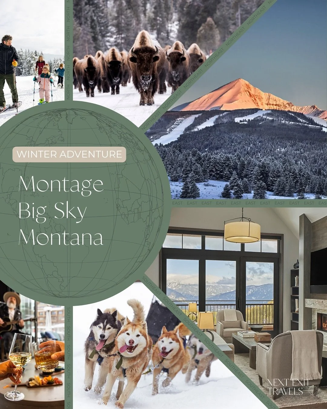 Montana is a wildlife paradise, and @montagebigsky is where that wide-open wilderness meets five-star polish.
🌟 One of our favorite Next Exit Insider couples is headed to Big Sky for an anniversary celebration that strikes the perfect balance betwe