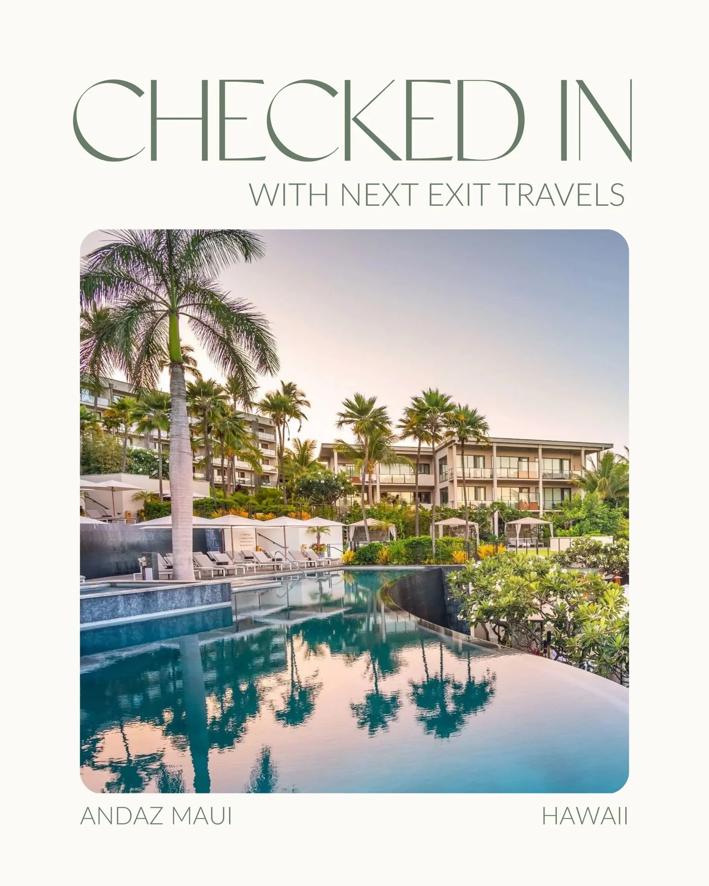 Let&rsquo;s talk about Andaz Maui.

Set along Wailea&rsquo;s most coveted stretch of beach, this is a luxury resort that feels crisp, current, and quietly elevated. The design is intentional, the views are uninterrupted, and the experience feels tail