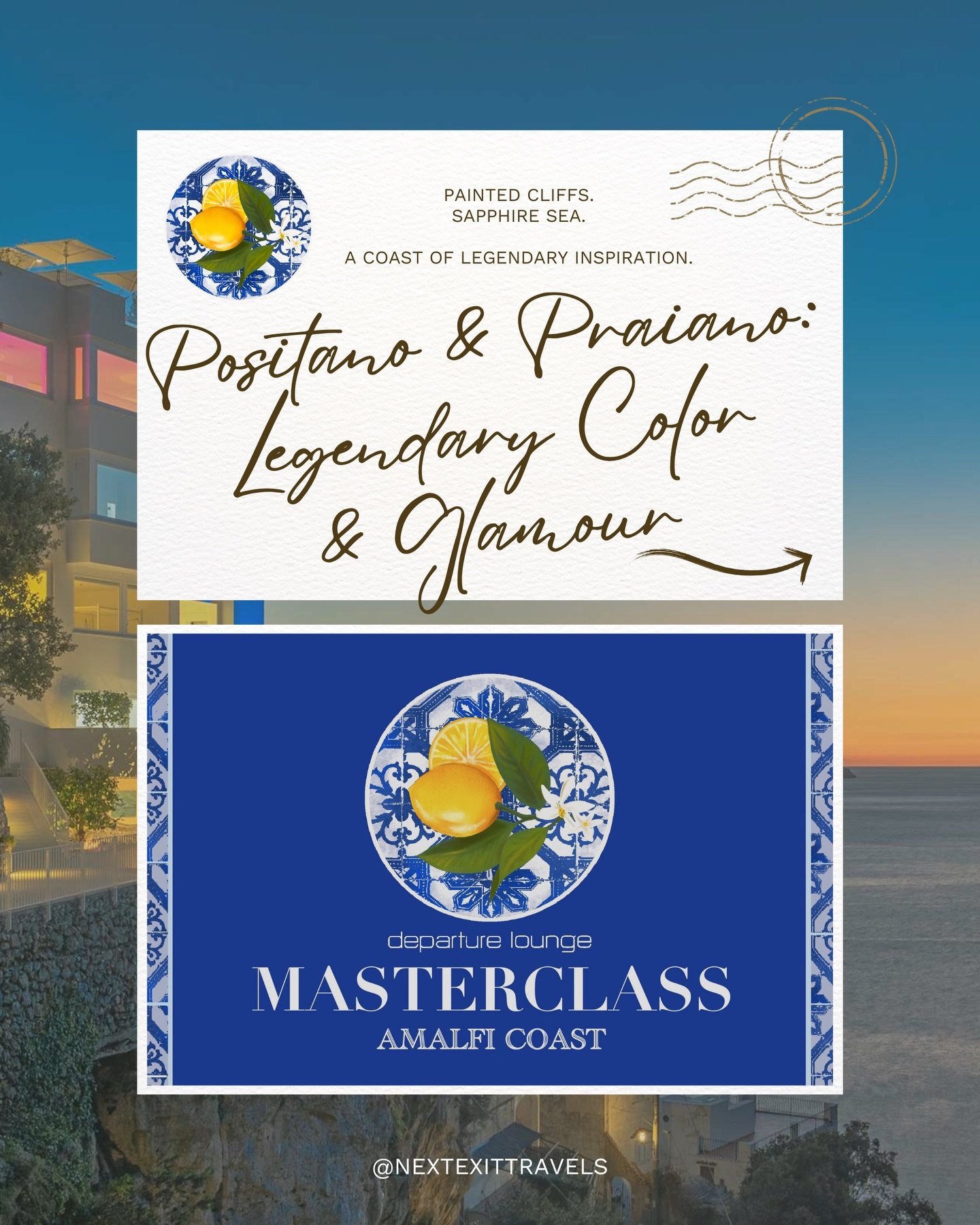 The second part of our Master Class Italy Amalfi Coast chapter brings us to Positano and Praiano 🌊🍋

The most photographed, most painted, and yes&hellip; every bit as beautiful in person.

Our focus here: six standout hotels, each offering a differ