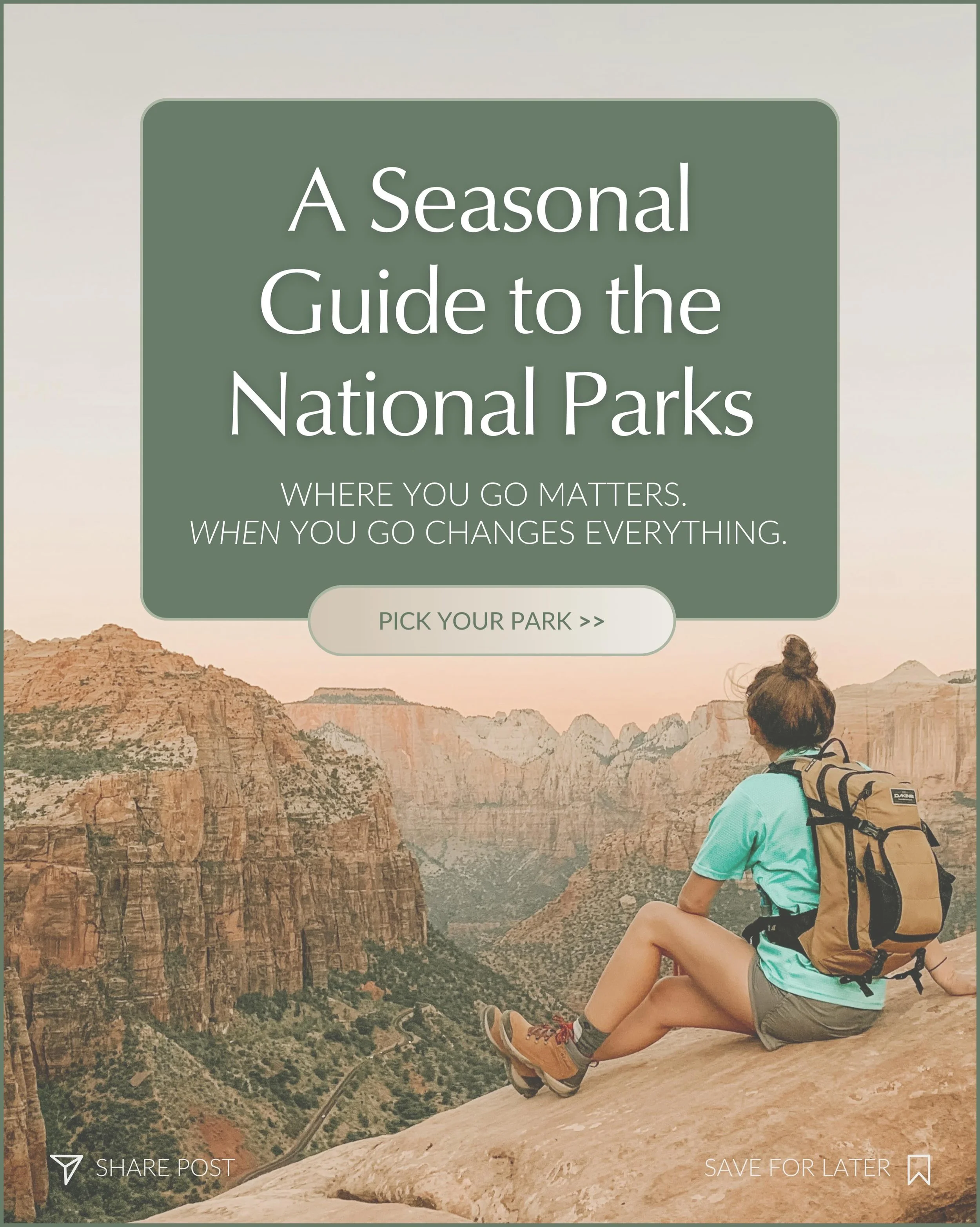 National Park trips have a funny way of humbling you. One minute you&rsquo;re fighting for your life on a switchback trail, the next you&rsquo;re standing there speechless because the light hit the mountains just right.

And so much of that comes dow