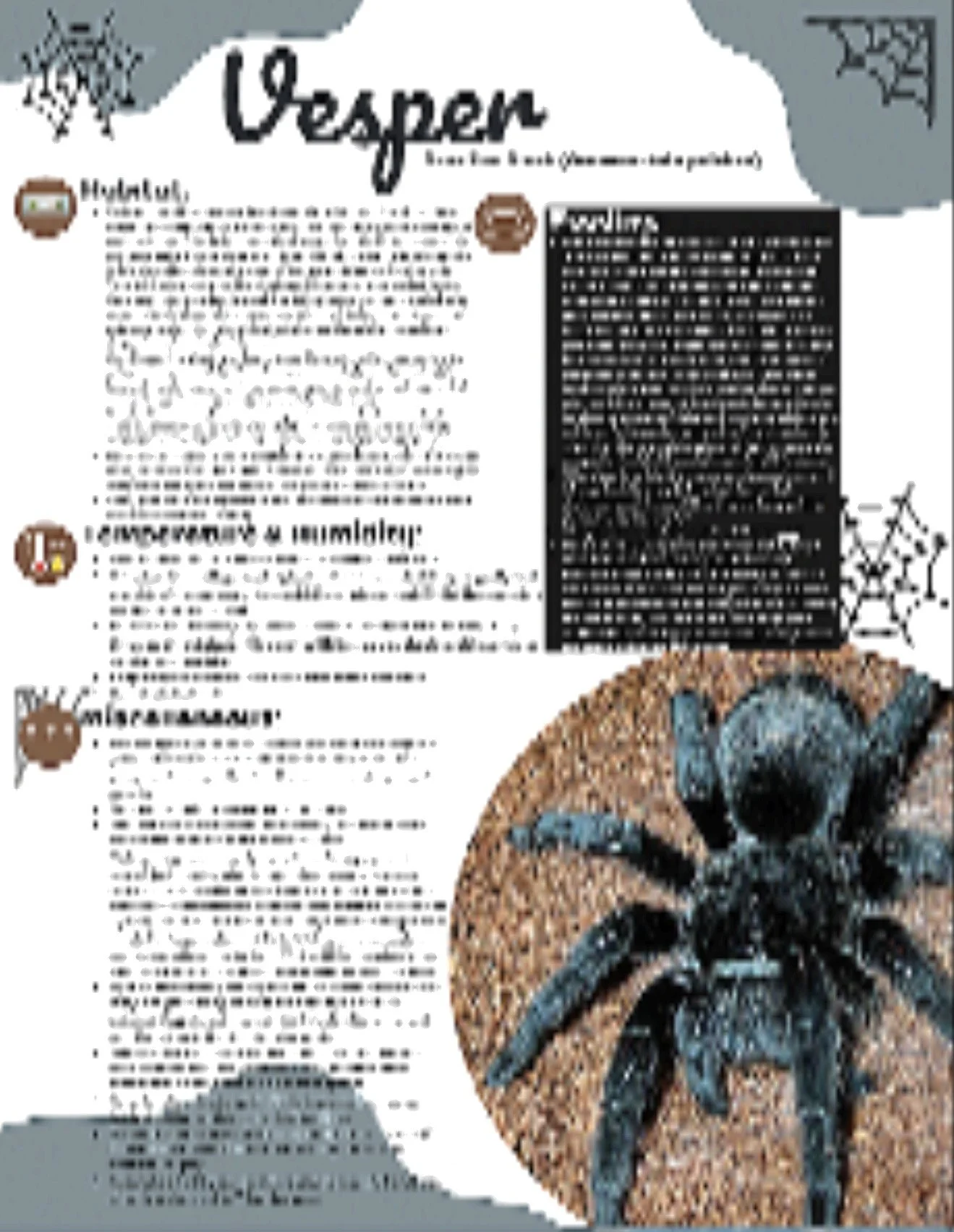 Species Specific Stewardship Sheets