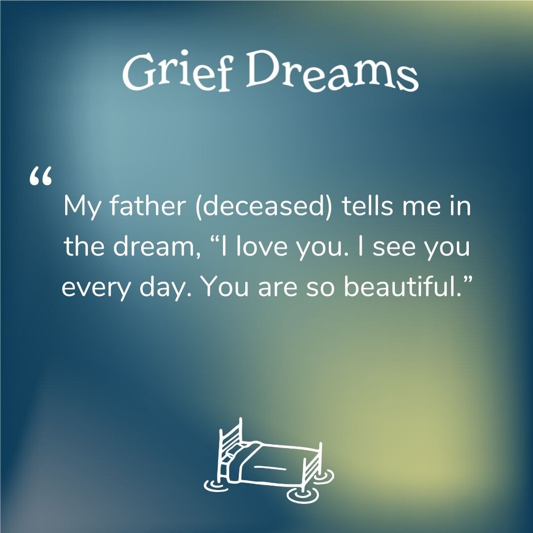 What a beautiful dream❤️

#griefdreams #grief #grieving #loss #dreams #dreaming #dreamingofyou #bereavement #dreamingofthedeceased #deceasedlovedones #dreamsafterloss #dreamsofthedead #griefquotes #griefshare #griefandloss #griefjourney #griefawarene