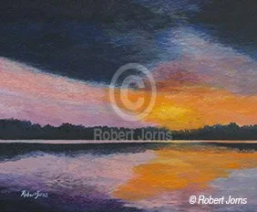Peaceful Lake Sunset ©
Oil On Canvas
20"w x 16"h Painting