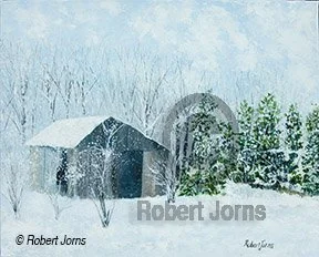 Barn 1st Wet Snow Of The Year ©
Oil On Canvas
20"w x 16"h
Gallery Wrap