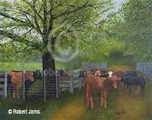 How'd They Get Out ©
Oil On Canvas
20"w x 16"h Painting
Gallery Wrap