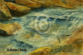 April Indian Springs Stream ©
Watercolor On 100% Rag WC Paper
12"w x 8"h Painting