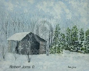 Barn 1st Wet Snow Of The Year ©
Oil On Canvas
20"w x 16"h
Gallery Wrap