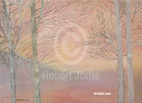 Sunrise Over The Mountains ©
Oil On Board
16”w x 12”h Painting