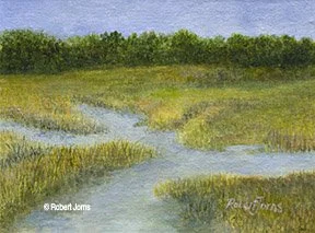 Marsh Mid March ©
8"w x 6"h Painting
Oil On Canvas
Unframed
