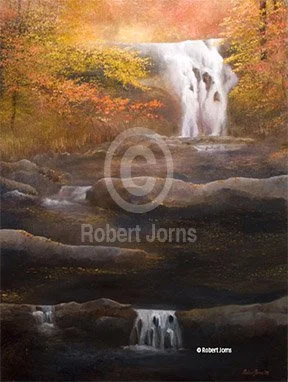 Fall At Beaver Run Falls
Oil On Canvas
18”w x 24”h Painting