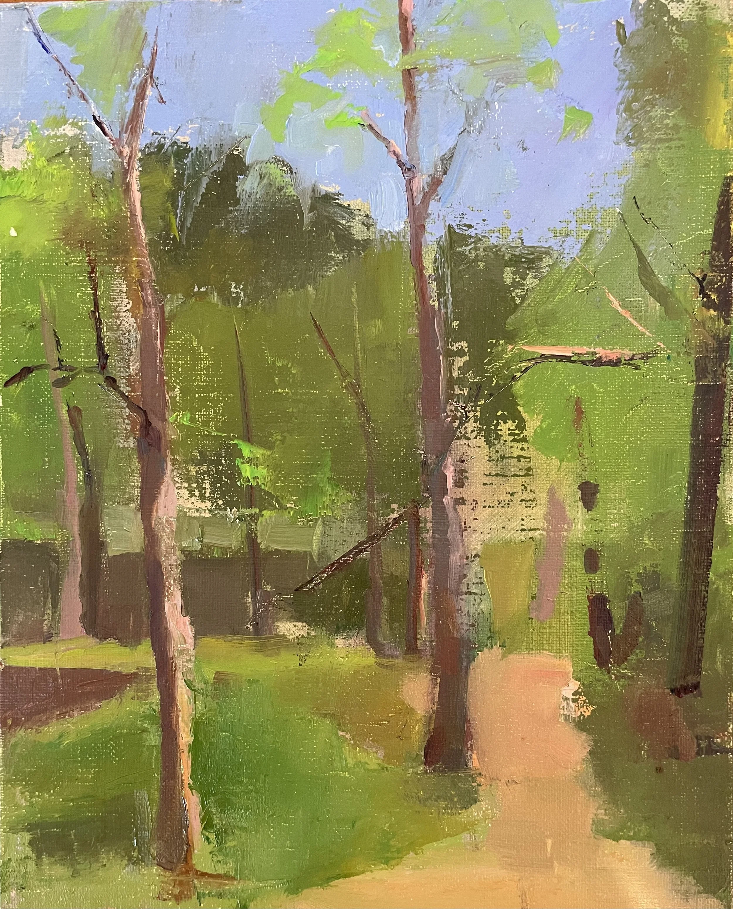 Harpers Ferry, WV (Spring), 10" x 8", oil on panel, $850