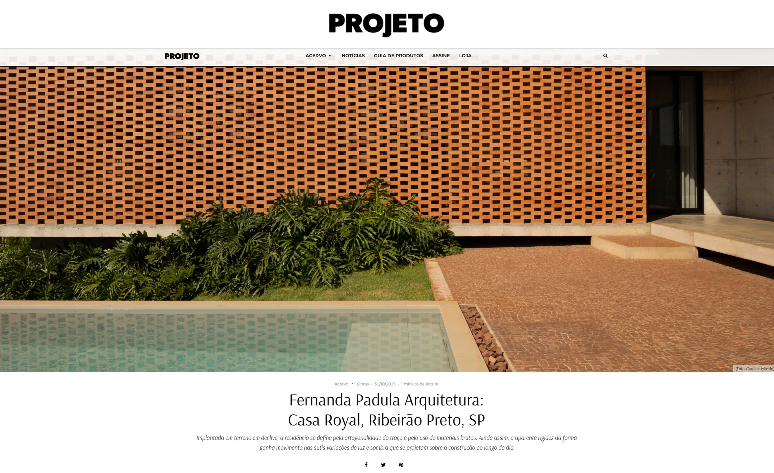 Revista Projeto 