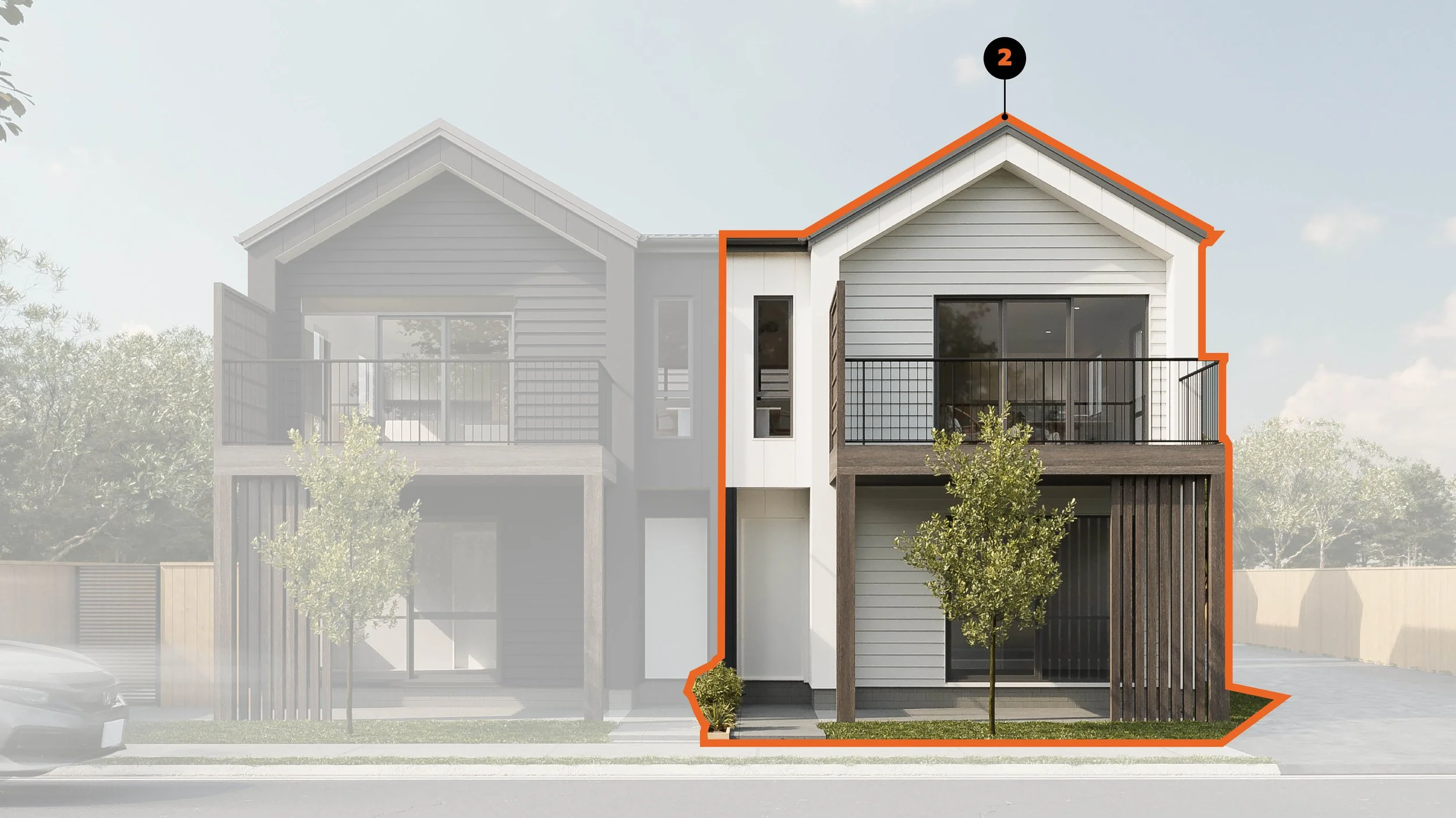 310 Fergusson Drive exterior Lot 2