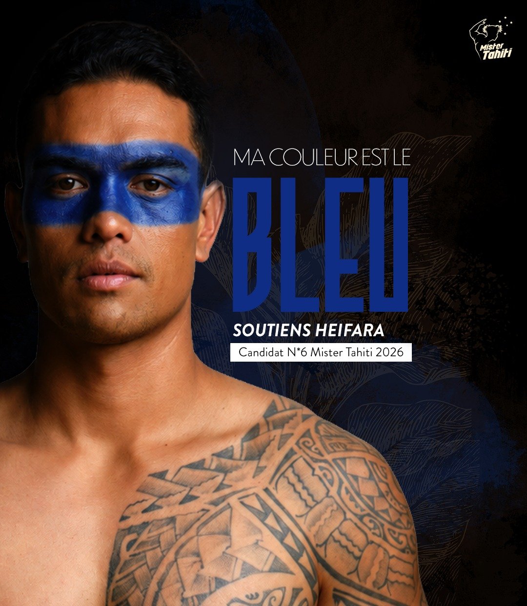 𝗖𝗔𝗡𝗗𝗜𝗗𝗔𝗧 𝗡&deg;𝟲 &mdash; @heifaravoirinoff 💙

𝗦𝗔 𝗖𝗢𝗨𝗟𝗘𝗨𝗥 : 𝗕𝗟𝗘𝗨

Vendredi soir, le bleu devra se voir !
Tous ceux qui soutiennent Heifara, candidat N&deg;6, sont invit&eacute;s &agrave; porter une touche de bleu le soir de l&r