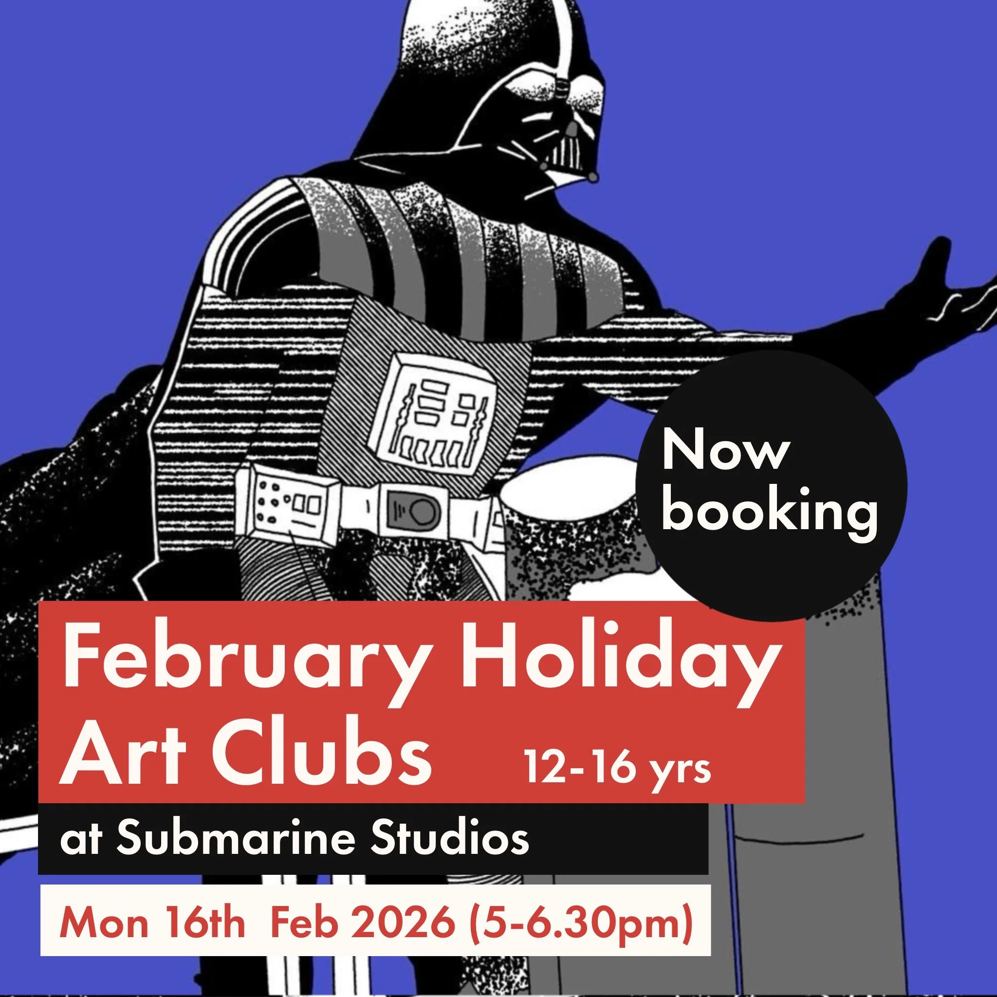 Feb Holiday Art Club 12-16 yrs (Mon) - Graphic Art