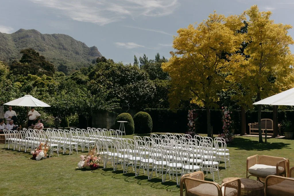 Before it begins - Ohinetahi Gardens.