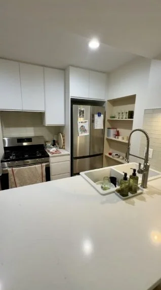 IKEA cabinets in kitchen remodel in Arlington, VA