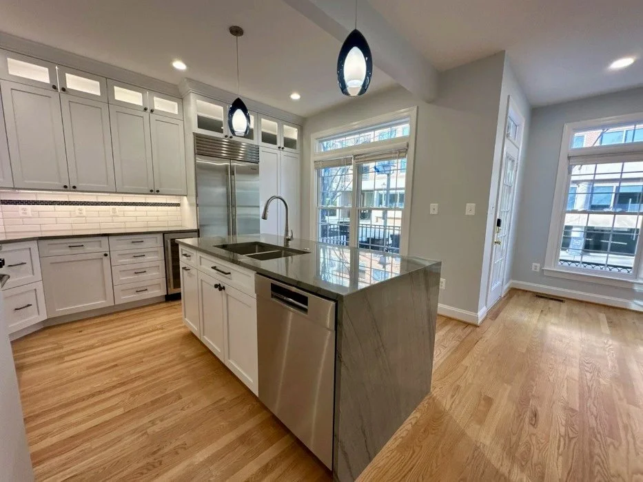 Open concept kitchen remodel Old Town Alexandria