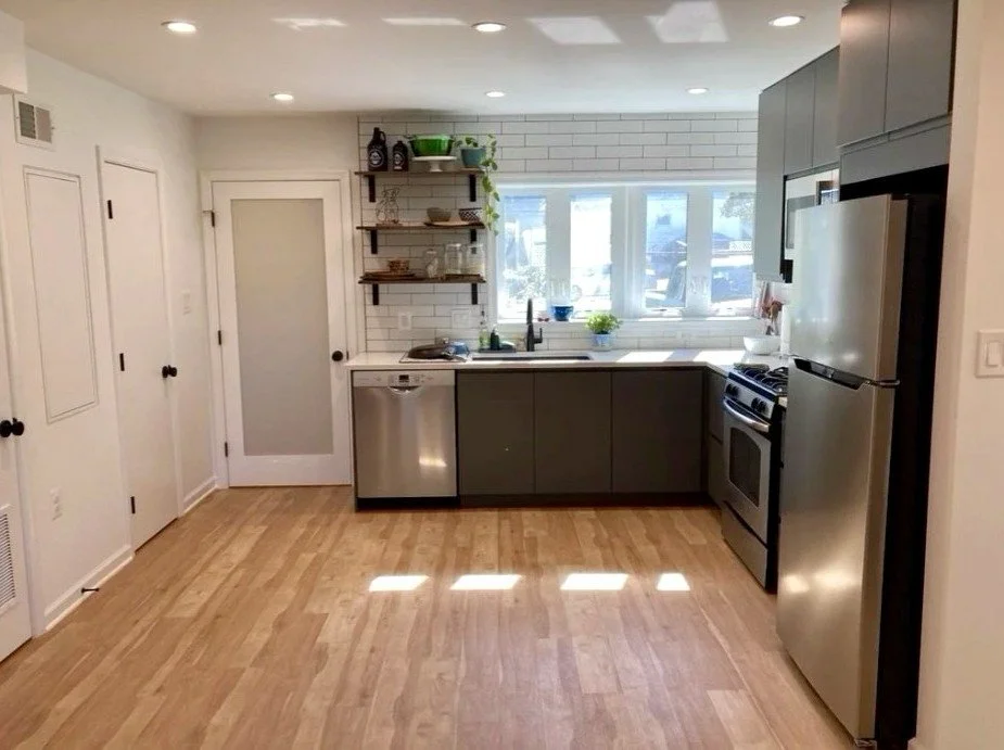 Modern kitchen renovation in Arlington, VA
