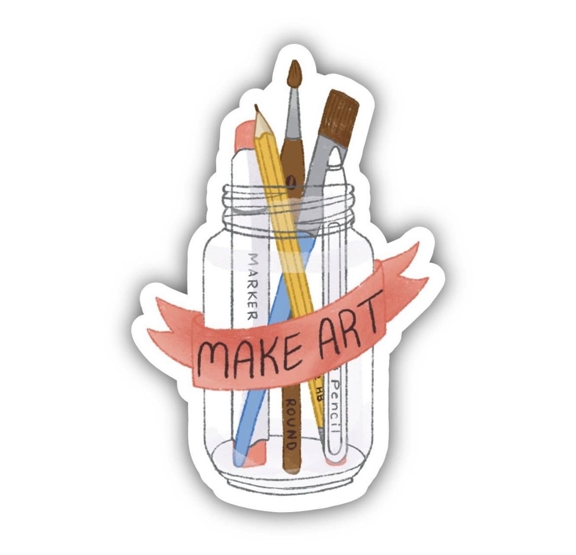 Make Art Sticker