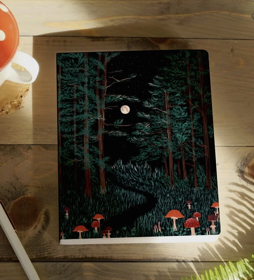 Mushroom Forest Large Layflat Journal