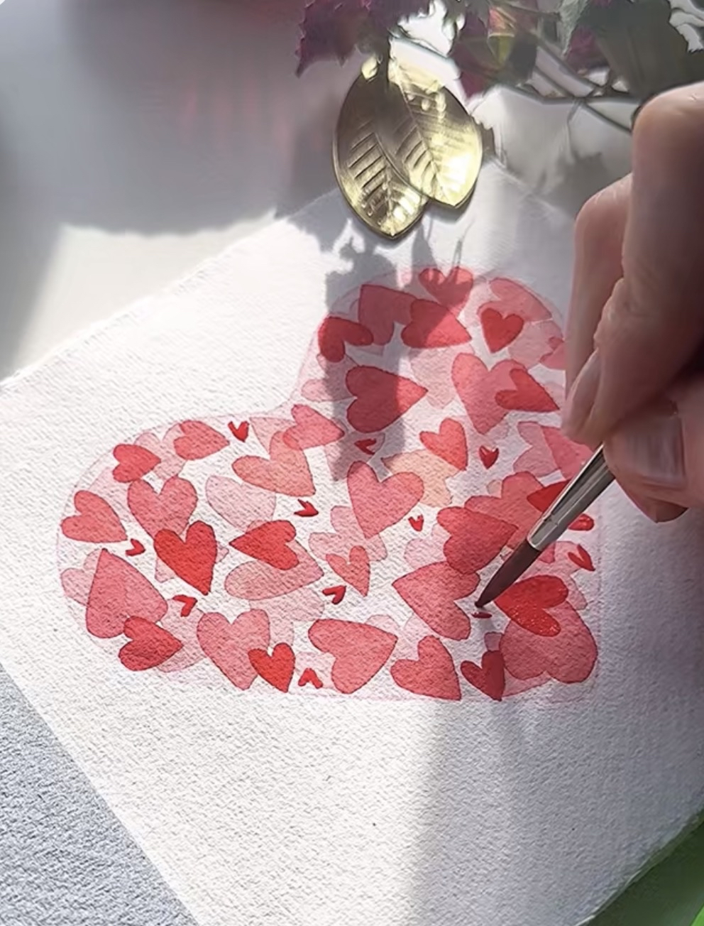 Watercolor Valentines Workshop!