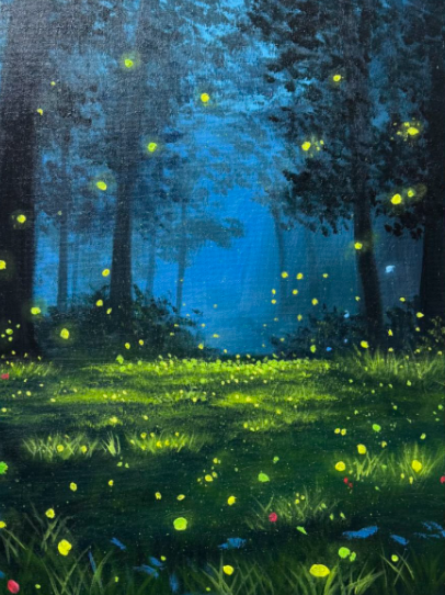 Fireflies Intermediate Paint Party