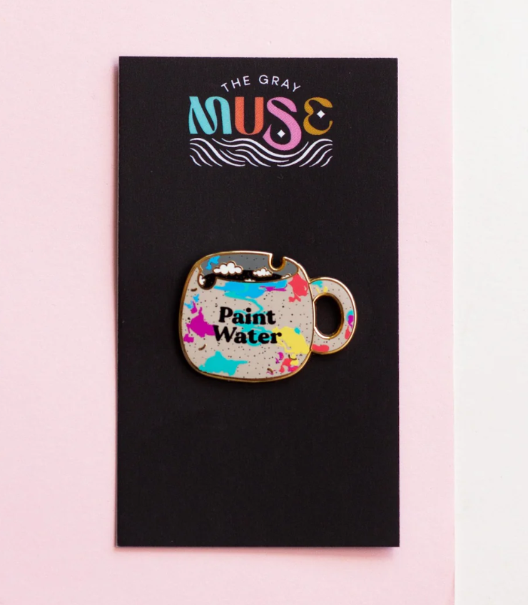 Paint Water Enamel Pin
