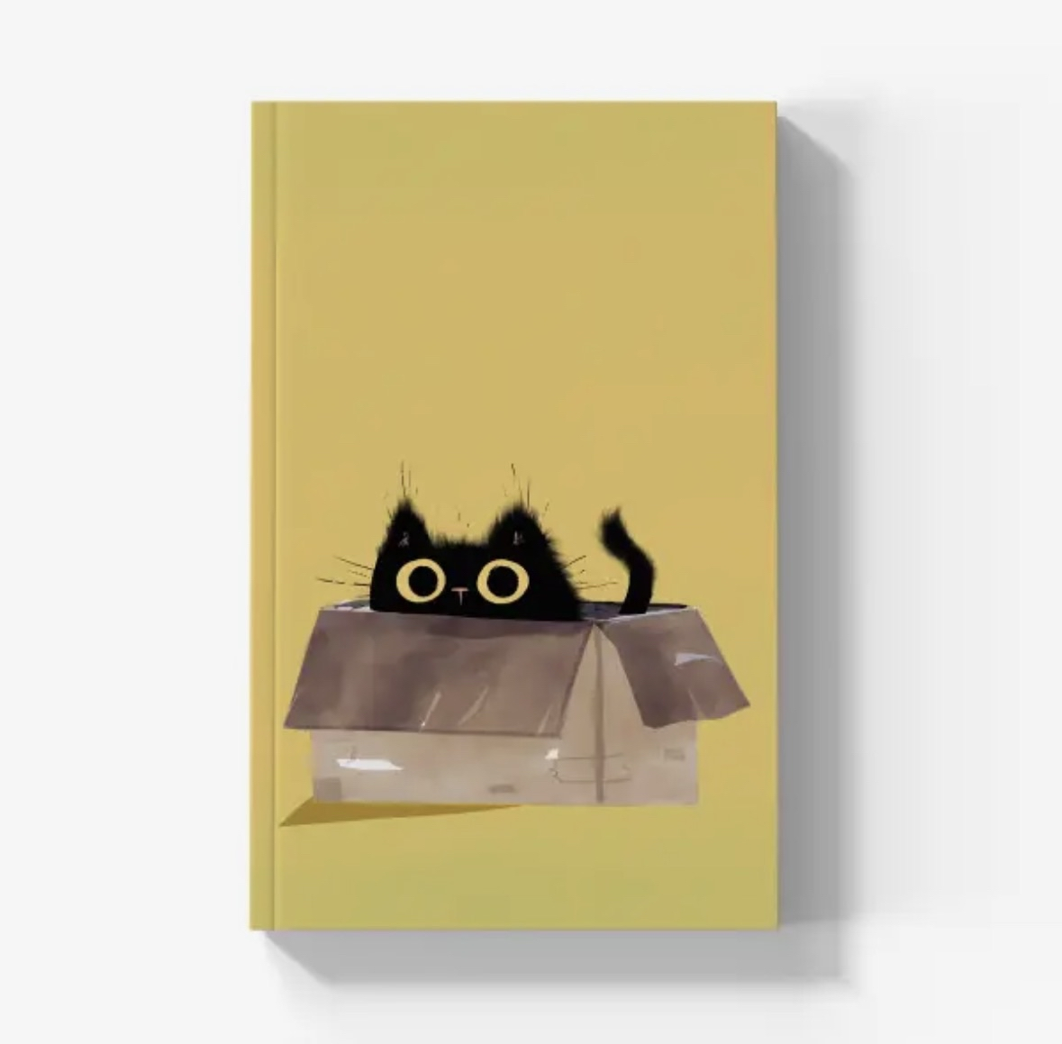 Black Cat Soft Layflat Journal/Notebook