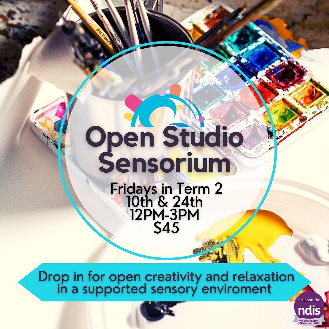 Fridays for the end of term 2, we are opening the studio for all ages and abilities to come create as you please with the support of an art therapist. Drop in and make something new, bring your own work, relax in our sensory room or talk with our art