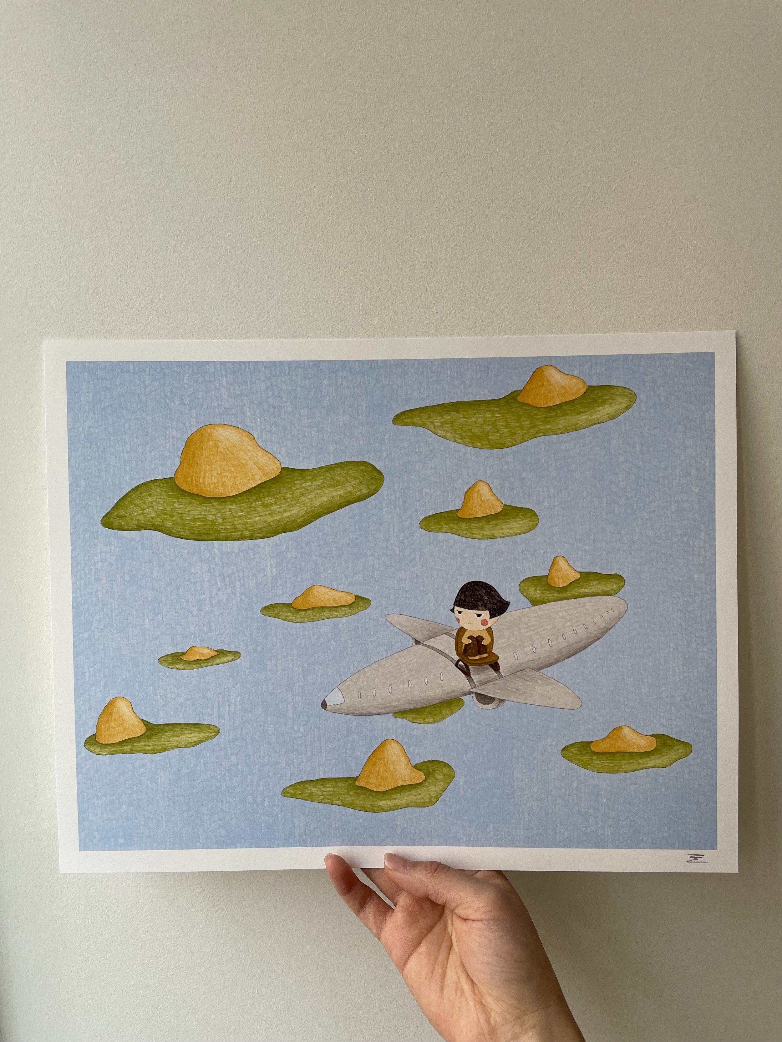 "sunny side up" print