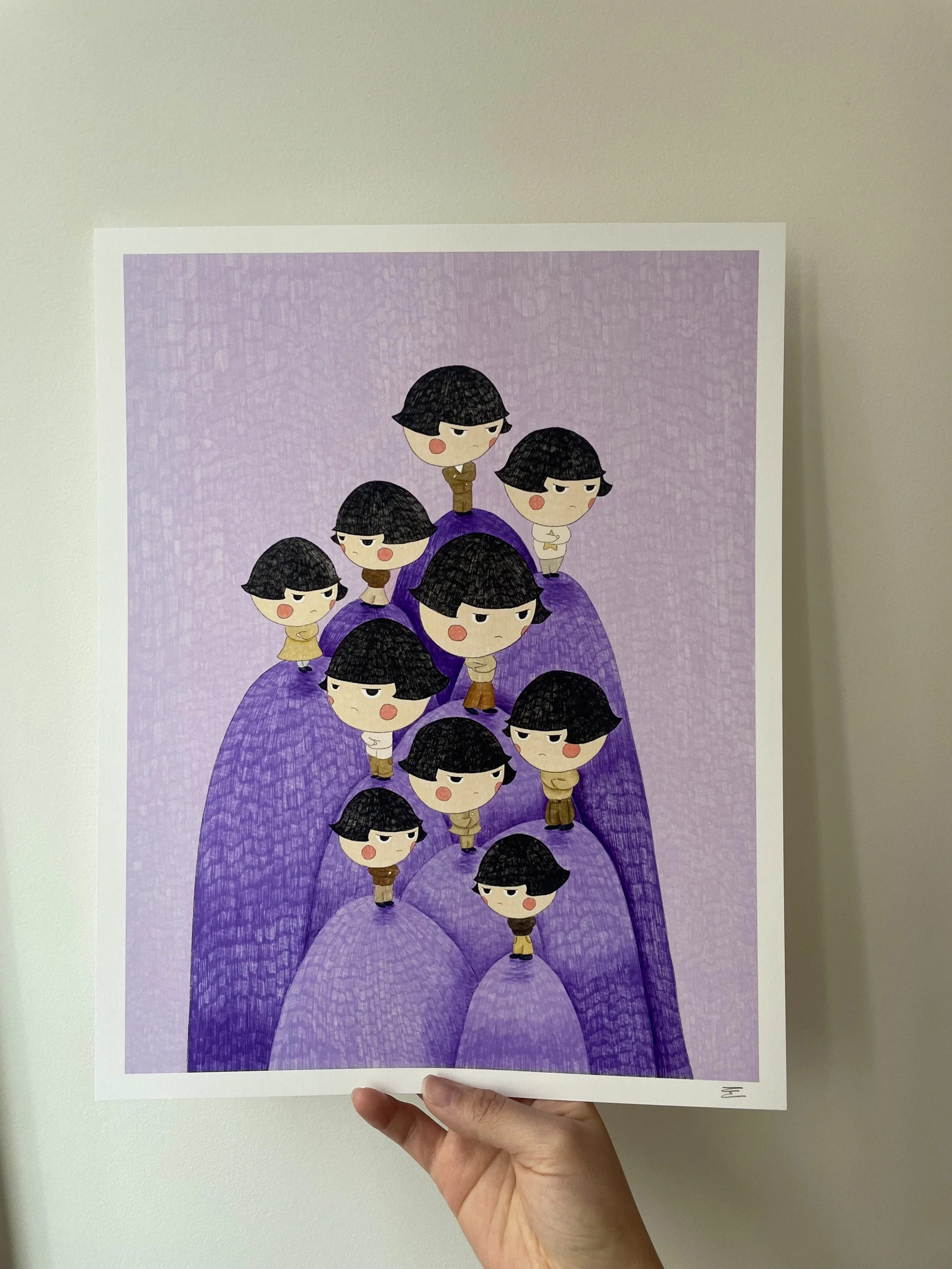 "hills to climb" print