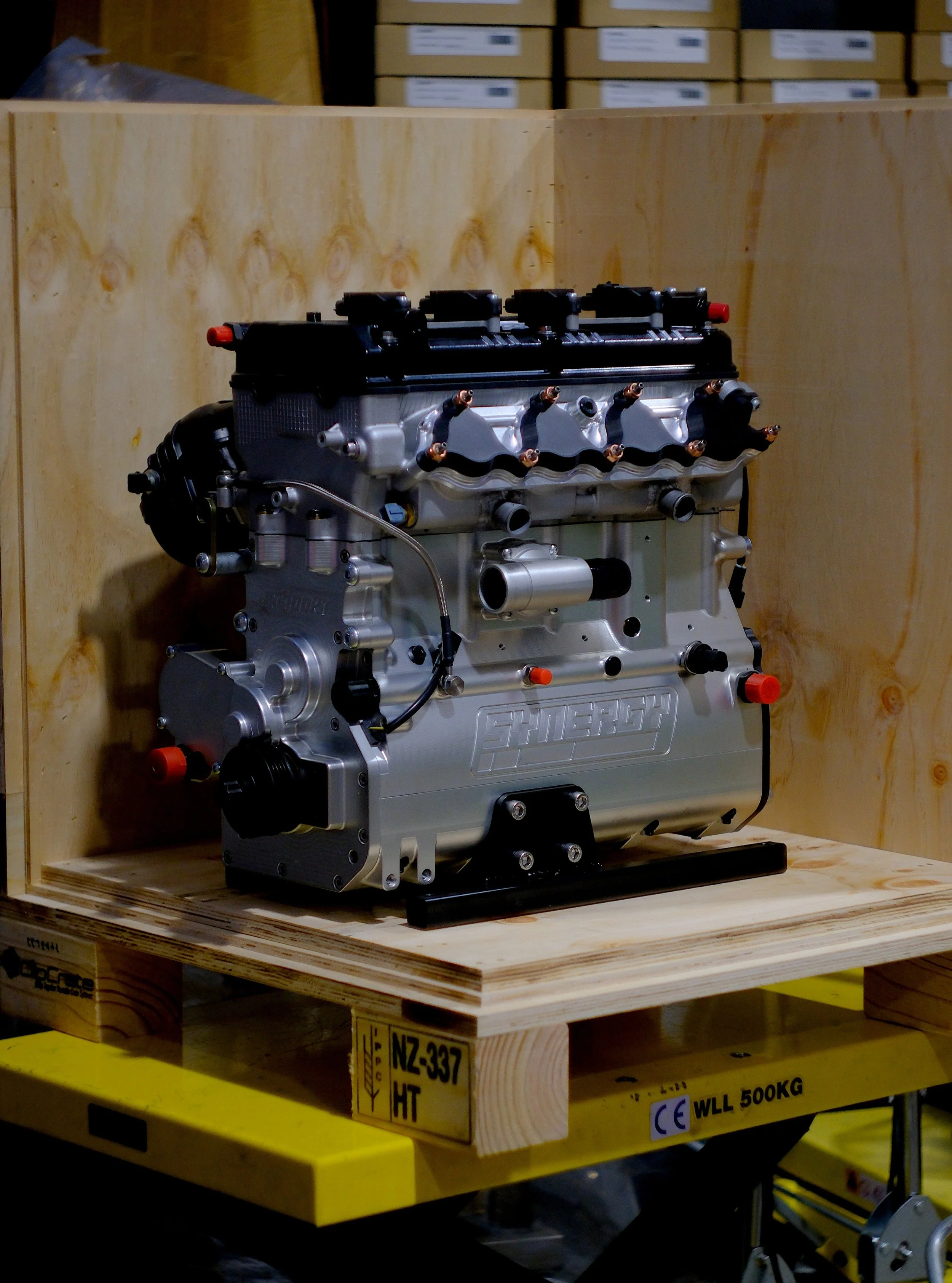 Delivery Day!

Our first Synergy S1700KT four cylinder turbo engine is on its way to @206WRCNZ ready for their #106maxi build. With 400hp on tap, our billet engine is a big step up from the original naturally aspirated 1600cc motor. 

With a redline 