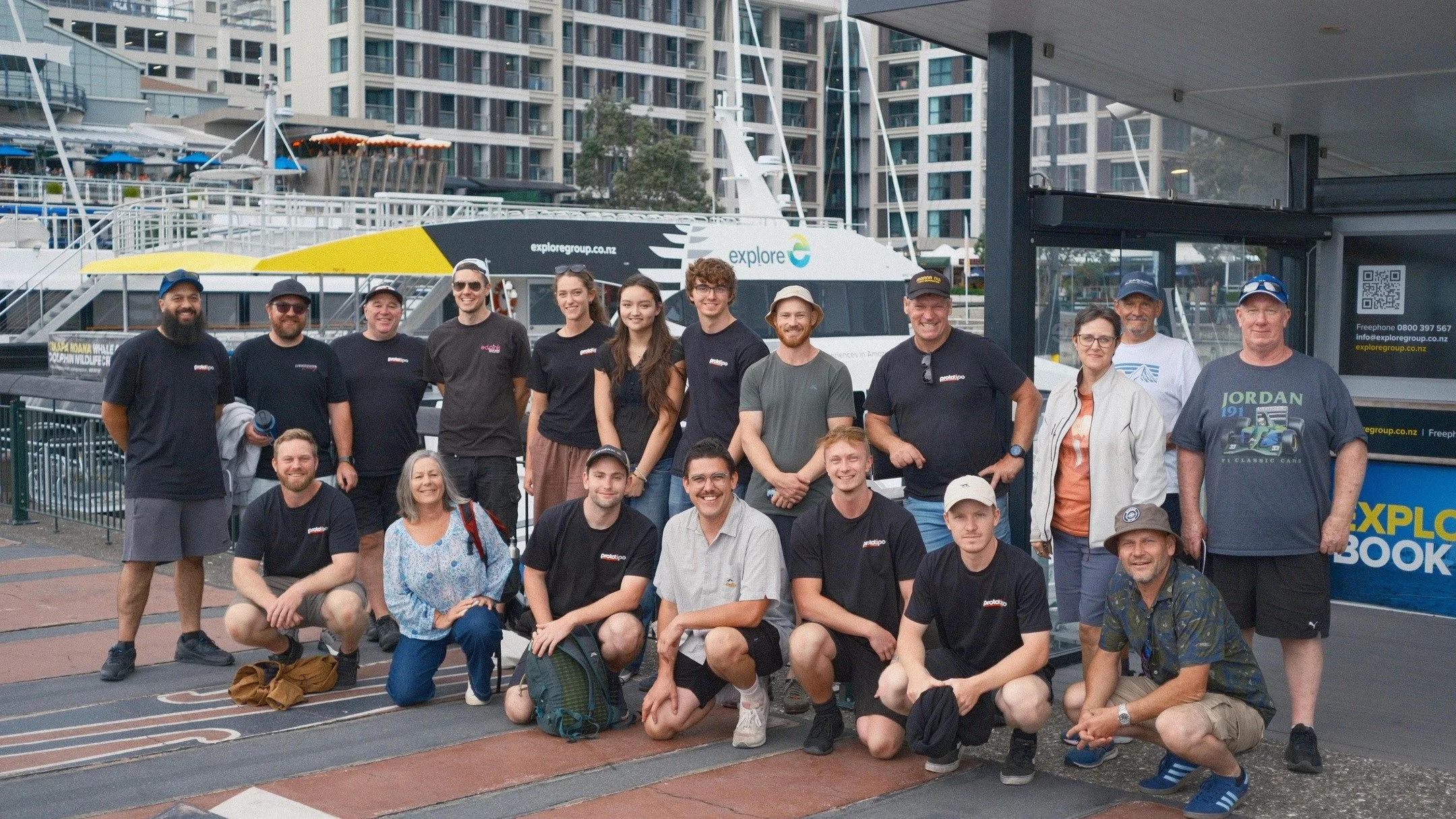 With a busy year ahead it was great to get out with our whole team to kick it off in the right way. We had a fantastic experience out on the Waitemata with Explore Group and their AC60 Americas Cup Yacht.
Our team span so many skills, ages and experi