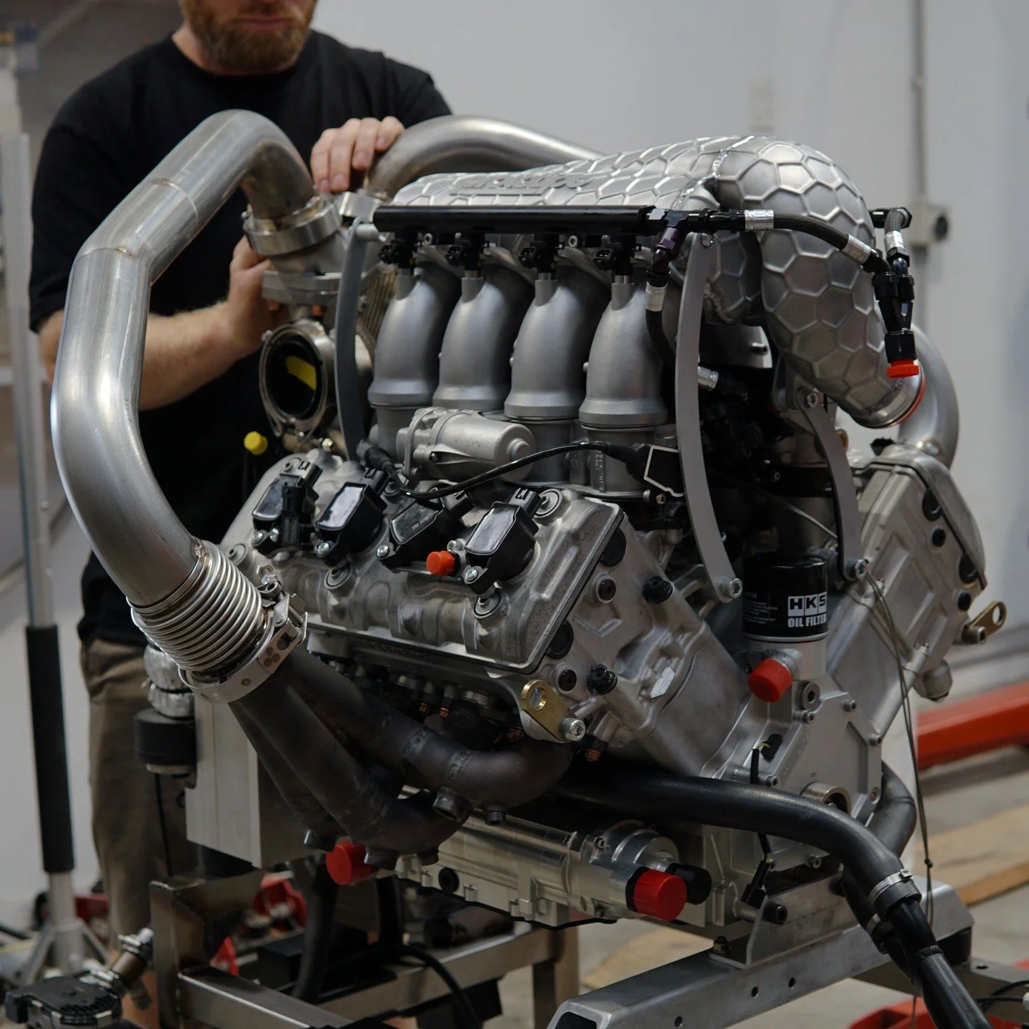 Robin Shute&rsquo;s 2.3L turbocharged V8 is nearly ready for dyno testing! With the exhaust pipes now mocked up, we&rsquo;re in the final stages of prep before putting it to the test. Stay tuned for the next phase as we push this engine towards Pikes