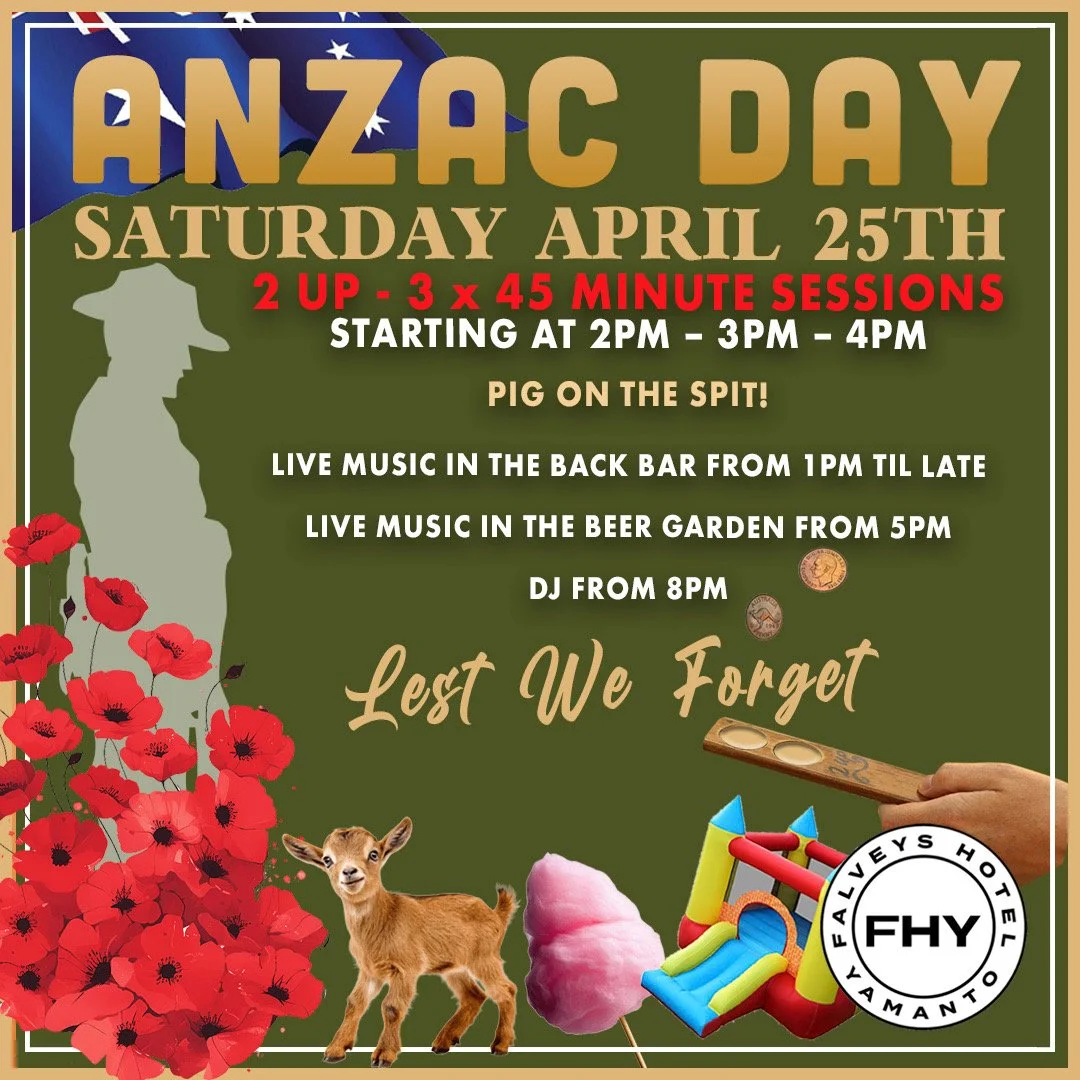 ANZAC DAY AT FALVEYS