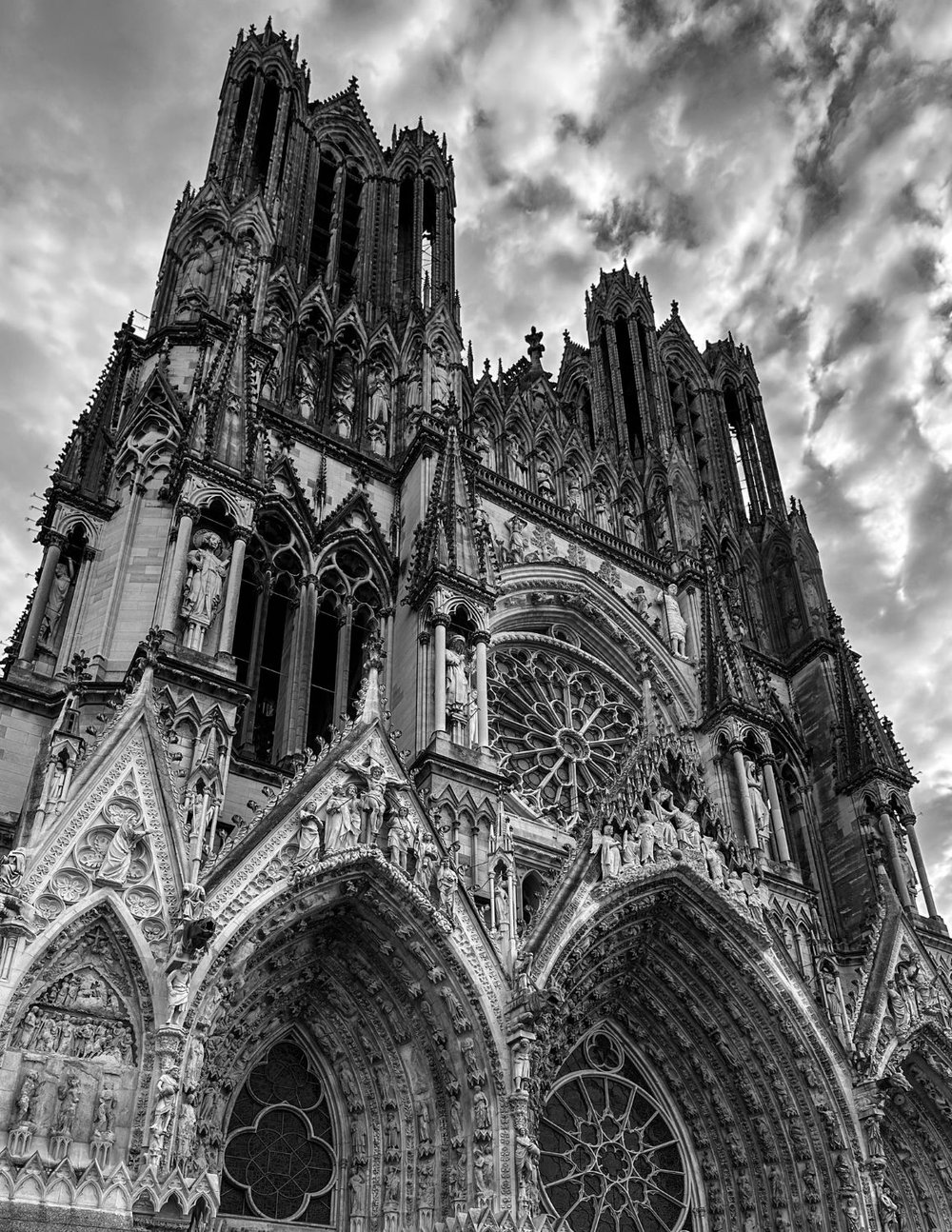 Notre-Dame de Reims, France by Jeff Chosid
