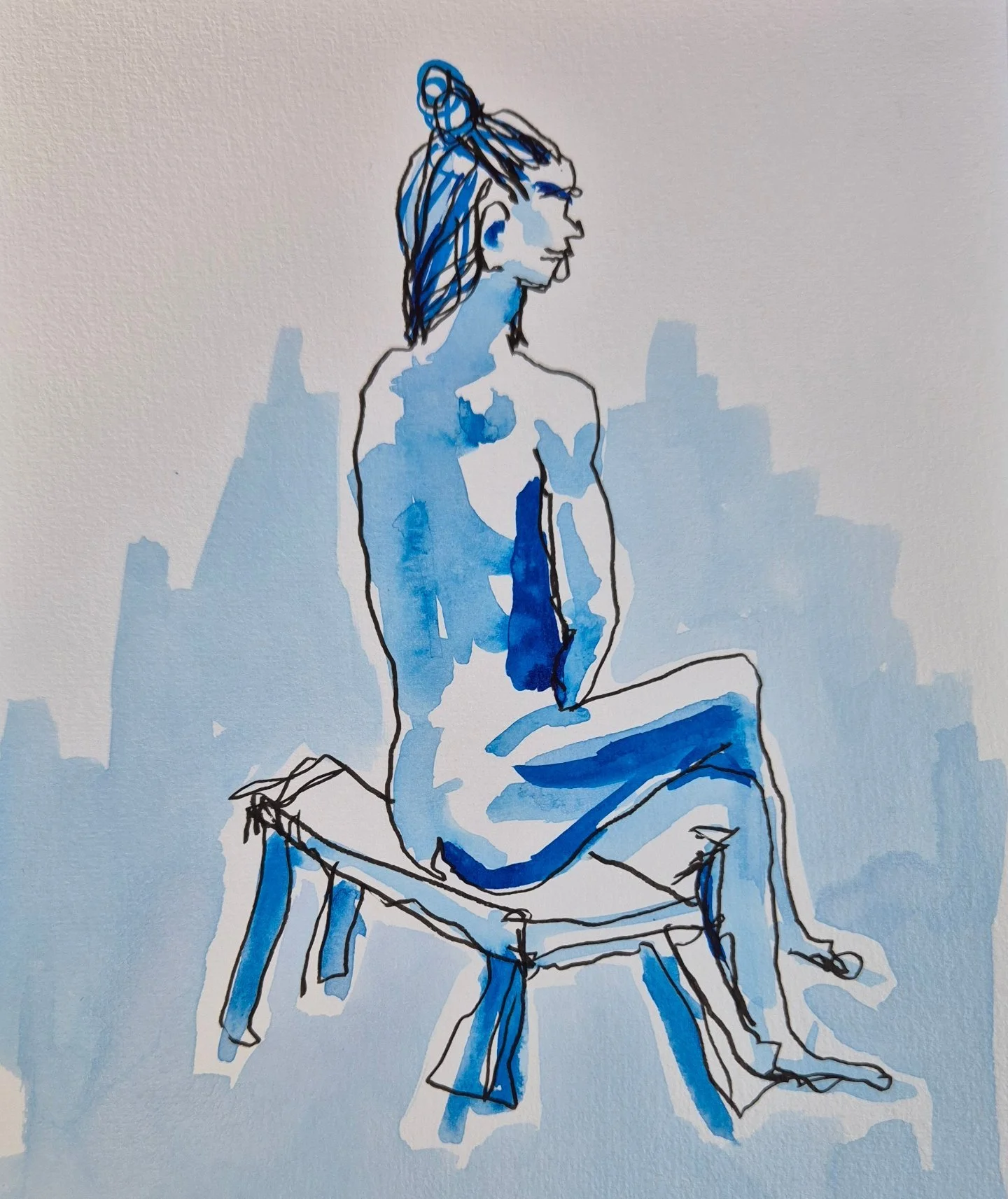 Another awesome night with @drinkanddrawwa 

I was struggling at the start of the night getting my head into it and switching off from work, so decided to use my non-dominant hand. This is what happened. I love the rawness and loose lines.

#inkdrawi