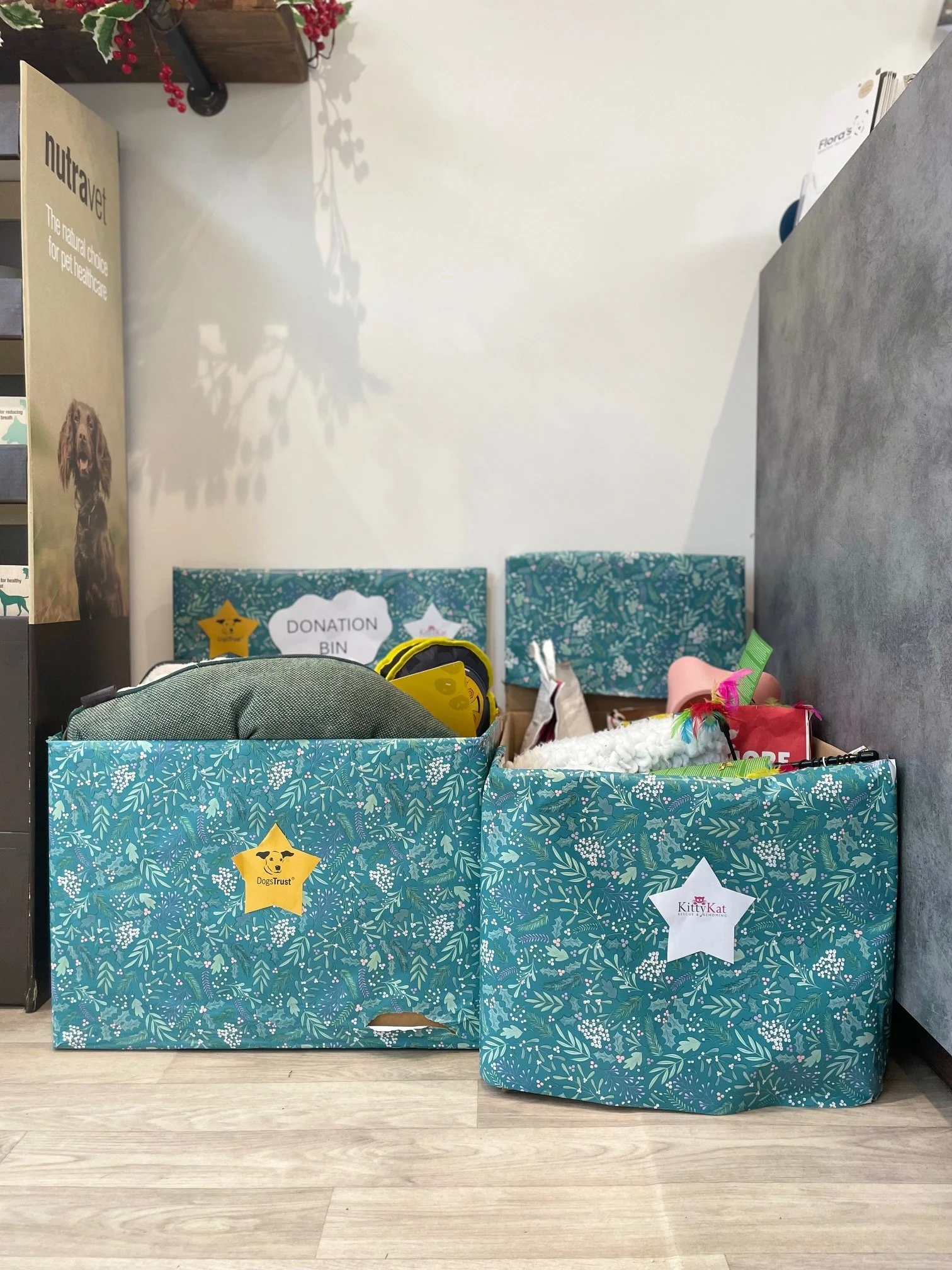 This Christmas, we&rsquo;re spreading a little extra love to our furry friends who are still looking for their forever homes. 🐾🎄

You&rsquo;ll now find donation bins in Reception for Dogs Trust and Kitty Kat Rescue. Each charity has beautifully dec