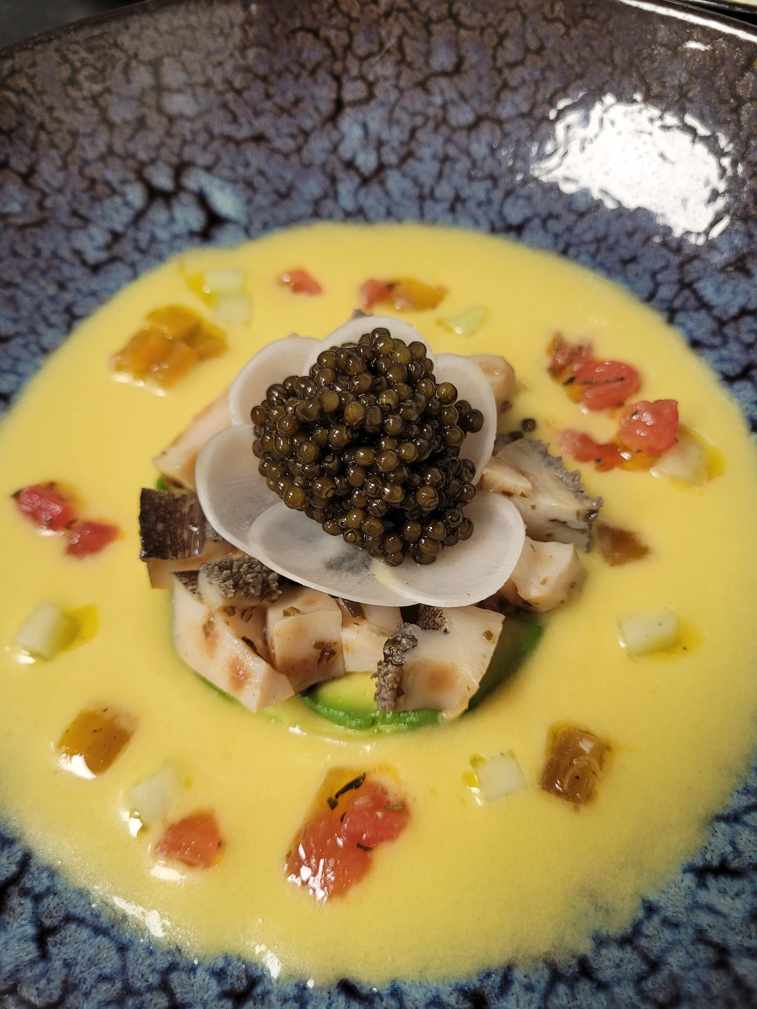 Salad of abalone