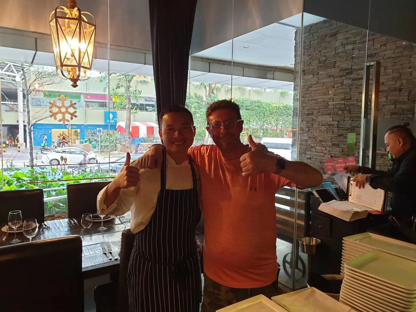 with Chef Bruno Menard