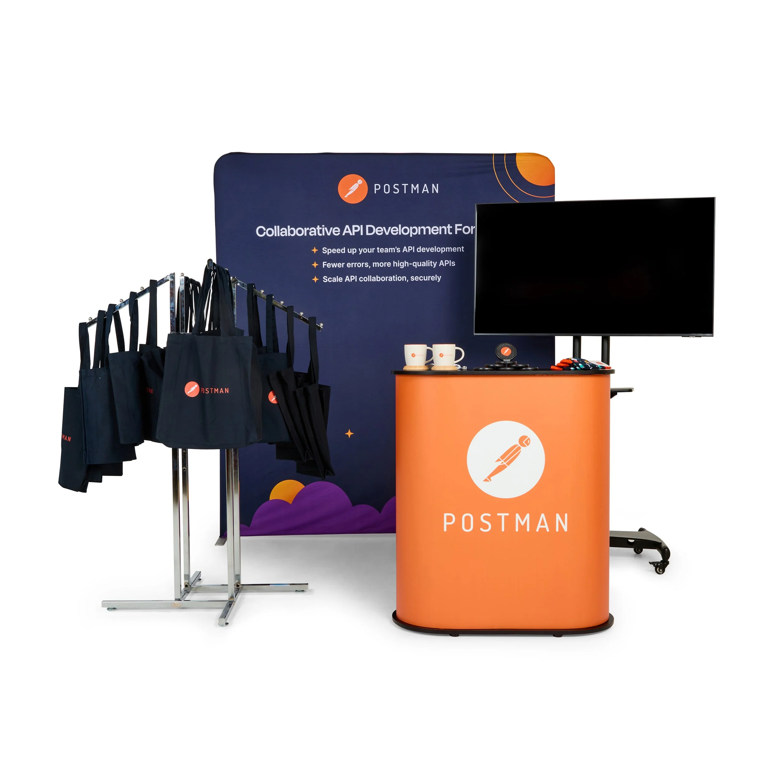 A booth setup organised by Launch APAC