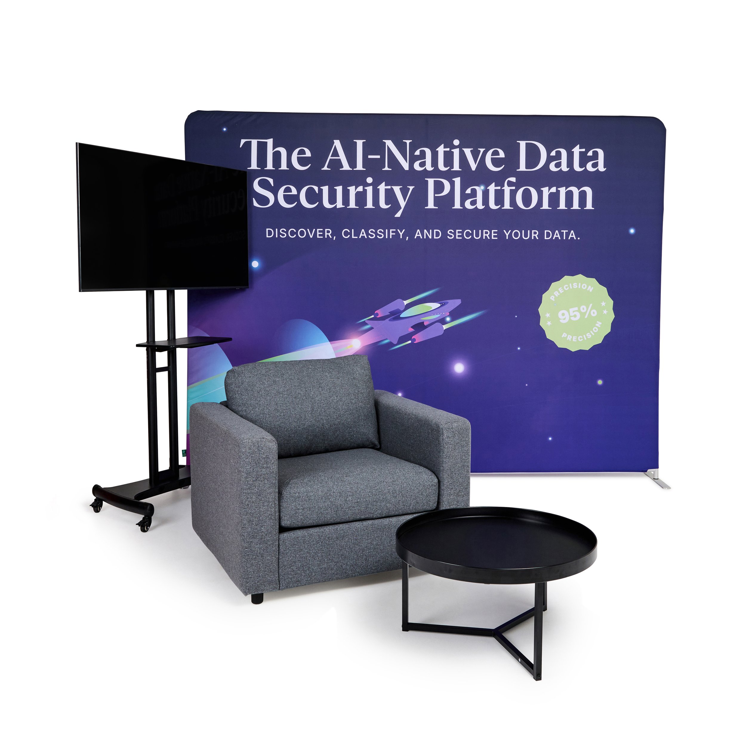 A booth set up organised by launch apac