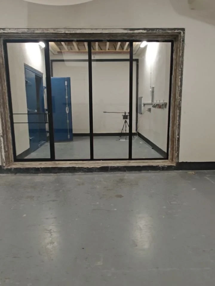 Acoustic testing our RP Steel50 range.
We completed 2 separate tests @Ventac test centre in Wicklow.
We are delighted to have achieved 𝑹𝒘 = 𝟑𝟓 𝒅𝑩 on fixed screen
And 𝑹𝒘 = 𝟑4 𝒅𝑩 on the door along side the fixed screen.
#testing #acoustic