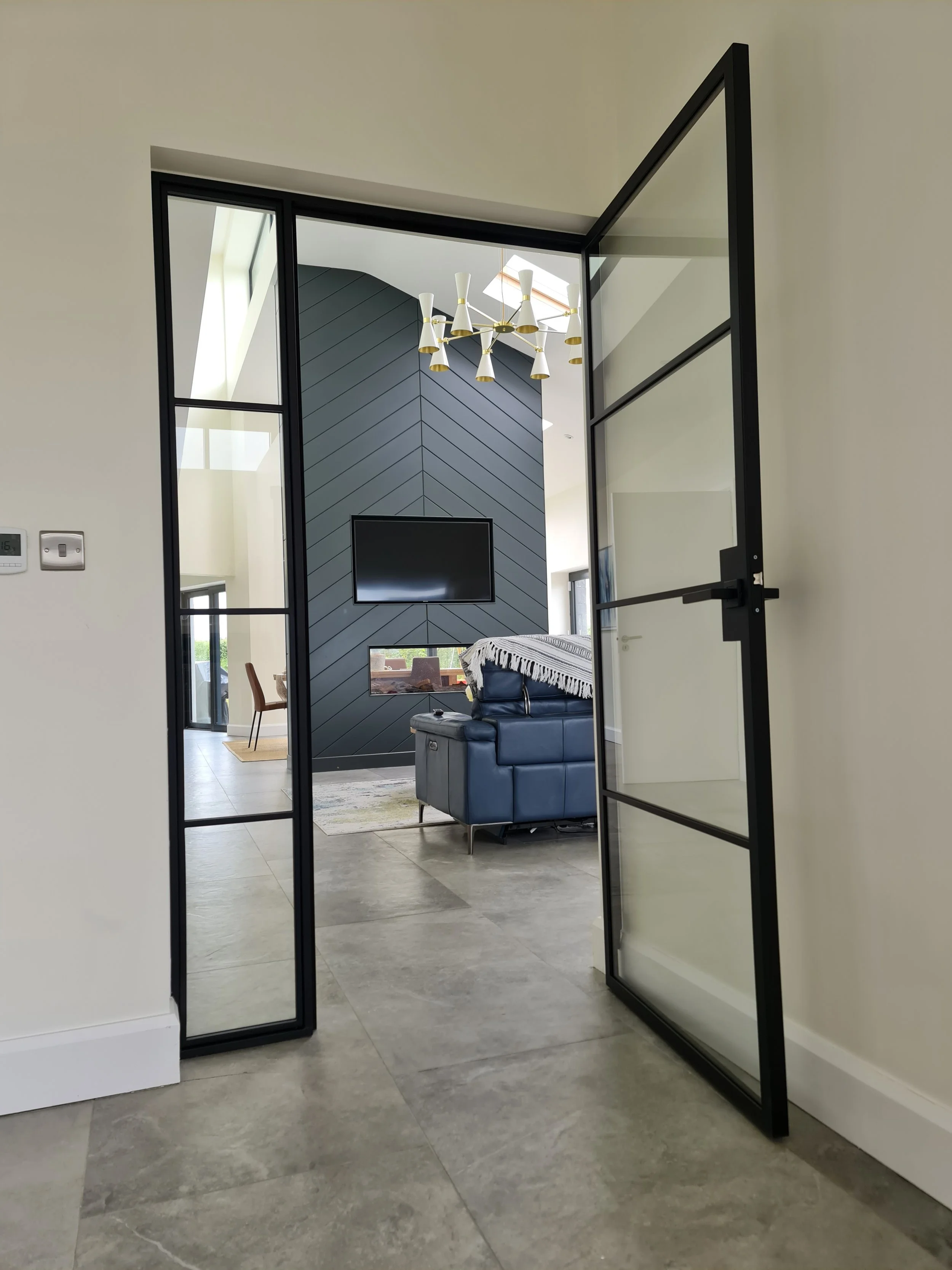 Steel Frame Mirrors - Enhance Space with Custom Options - Glass Walls ...