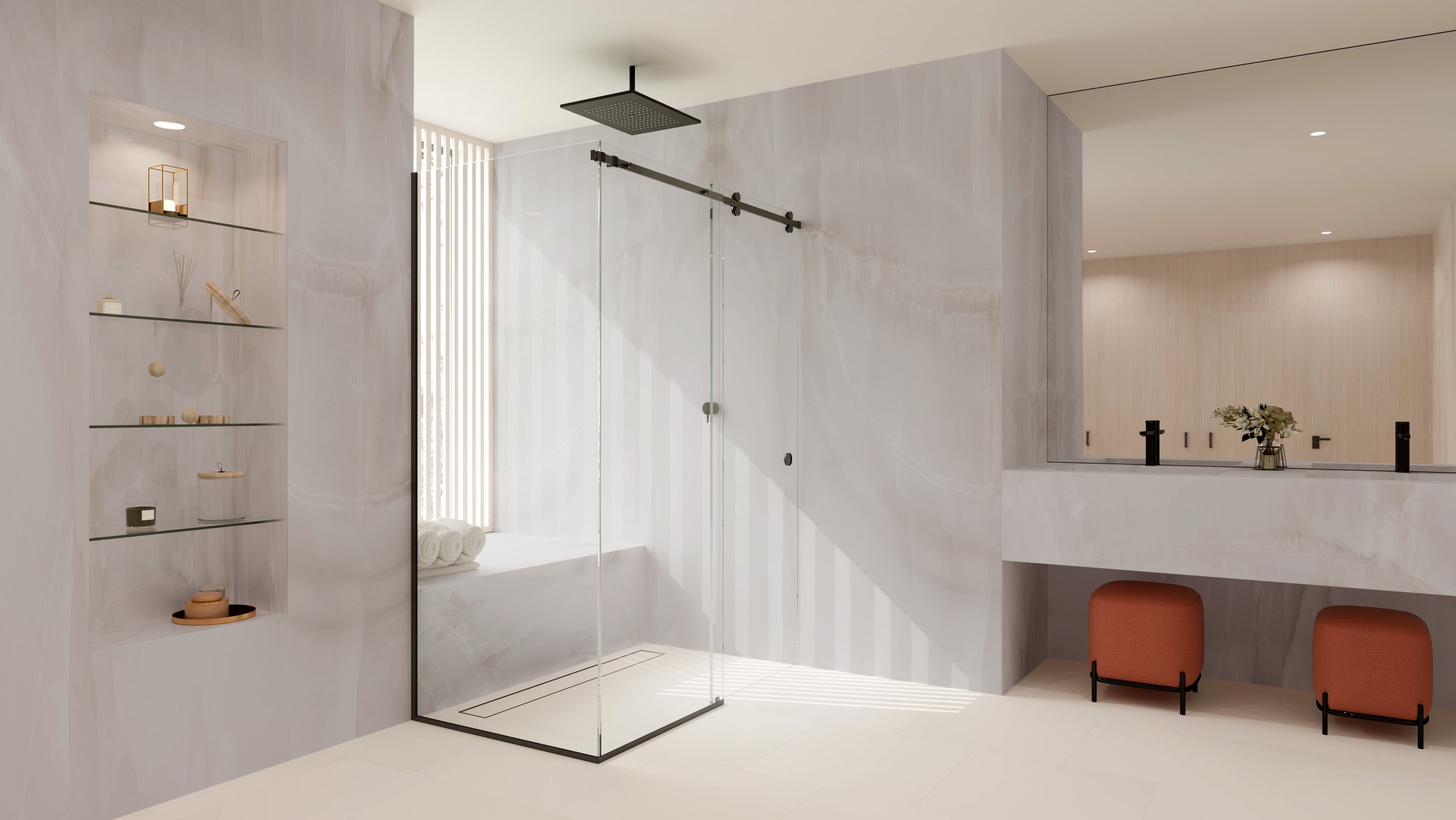 We'll contact you to arrange a fitting date for your new shower screen. 