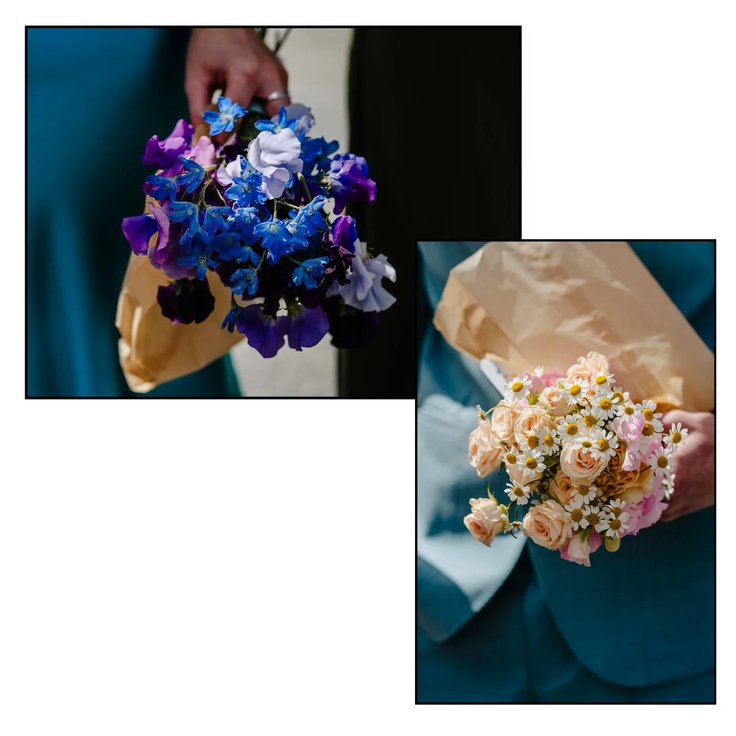There&rsquo;s nothing like a wedding that uses the full box of crayons. 
Colour blocking in weddings was huge in the late 70&rsquo;s &amp; 80&rsquo;s, bridesmaids each having a colour and matching everything. The rainbow bridal party was in &amp; the
