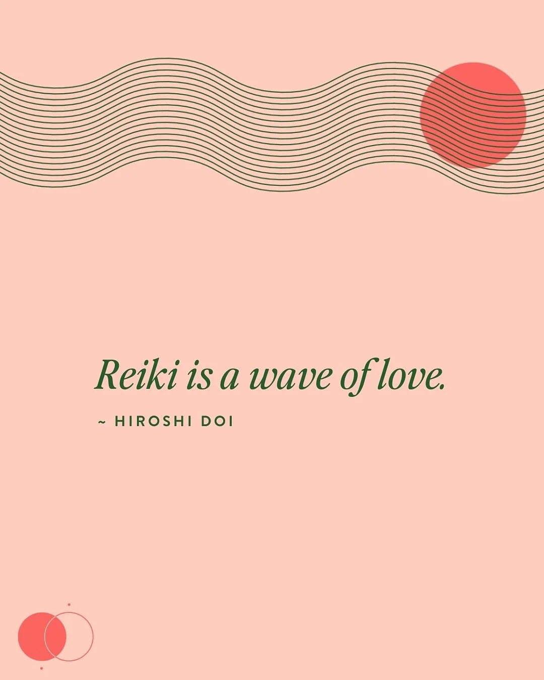 Reiki truly is a wave of love. If you&rsquo;d like to learn how to ride the wave, discover that you are indeed the wave, and ultimately that you&rsquo;re the entire ocean - we have a few places left for our Reiki 1 Course this coming Friday. Sign up 