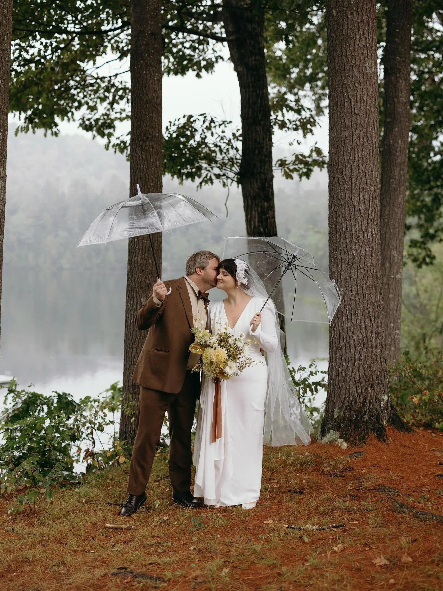 Beautiful Katie and her Cam. No rain could dampen the spirits of this anti-bride and the love of her life. Cheers to you two wonderfuls!!

Drum roll for the vendor team&hellip;
@anheirloomevent 
@sydneydarwinphotography 
@ramblefreehannah 
@peakdjs 
