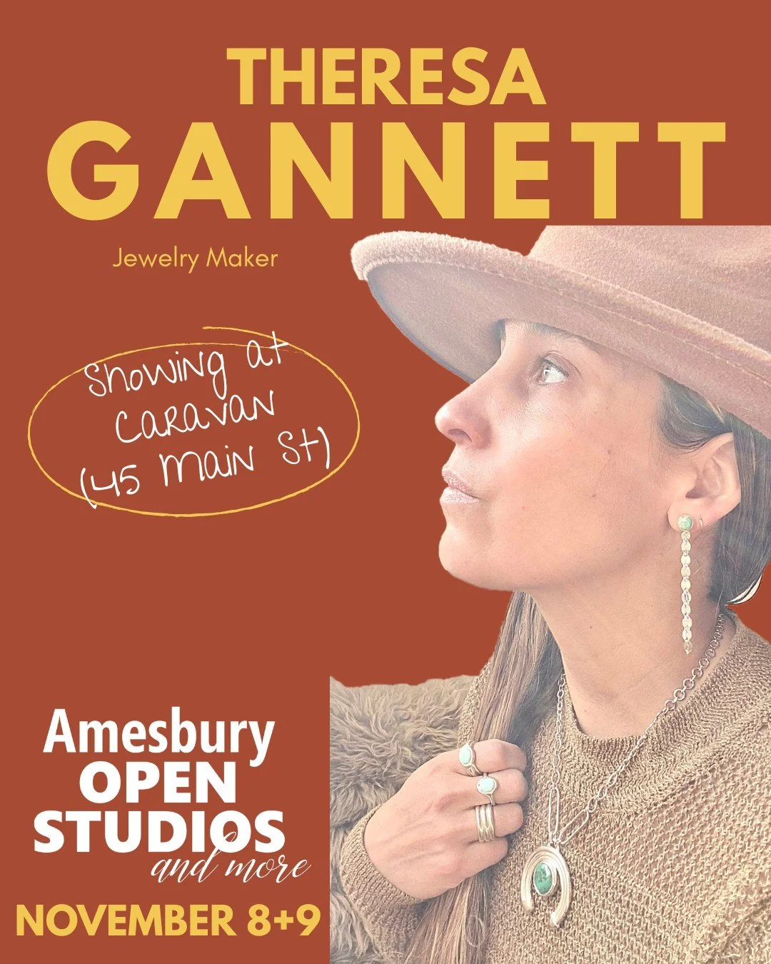 ARTIST SPOTLIGHT: THERESA GANNETT
Open Studios Location: Caravan, 45 Main Street

You won&rsquo;t want to miss Theresa during Open Studios weekend, so make a note to visit Caravan + check out her works!

Theresa is the artistic designer and maker beh